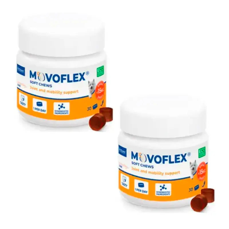 Movoflex Chondroprotector Small Dogs Up to 15Kg, Pack 2 x 30 Tablets