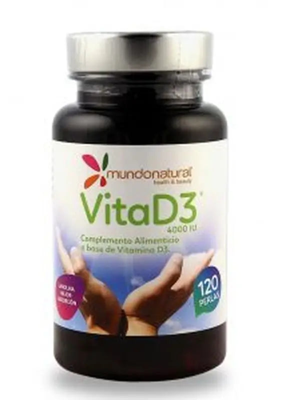 Mundo Natu Vitad3 4000 Ui, 120 Perlas