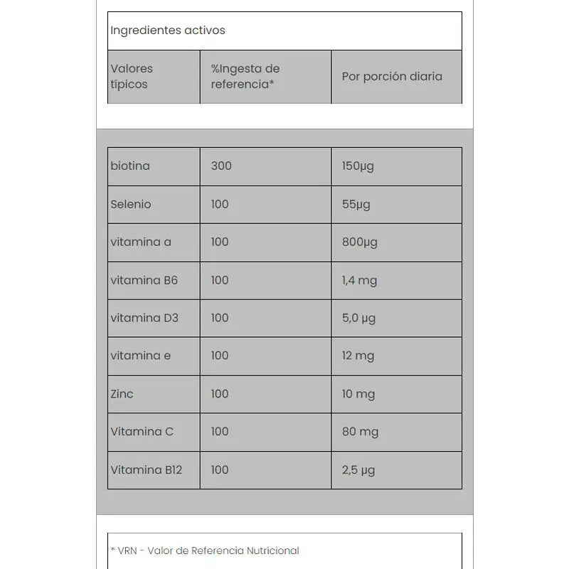 Myvitamins Hair Skin And Nails Gummies Blueberry , 60 gummies