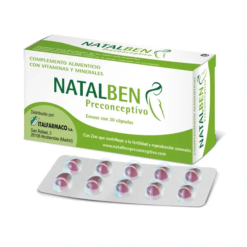 Naatalben Preconceptive, 30 Capsules