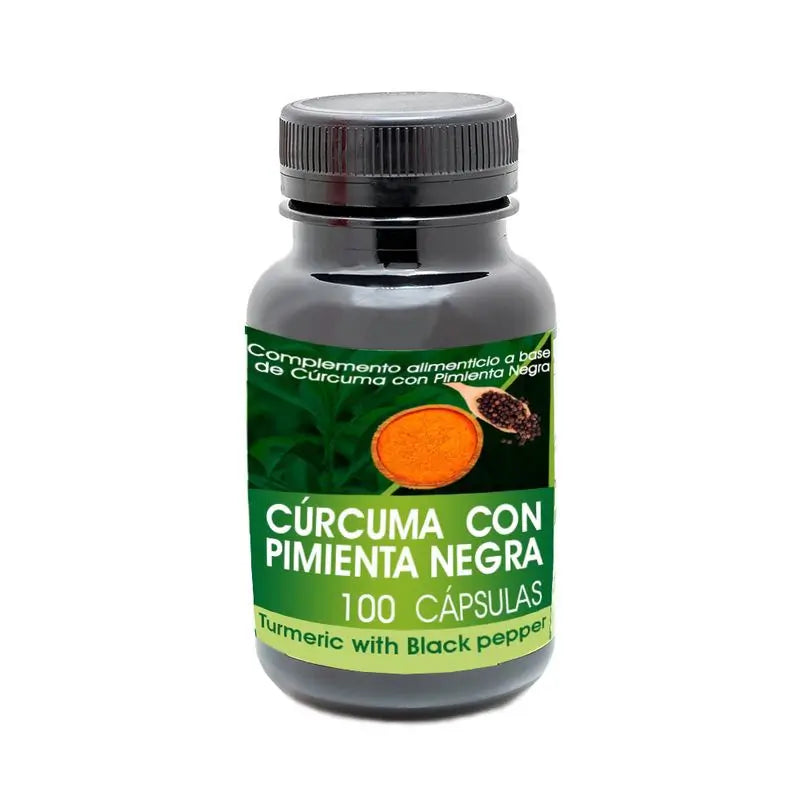 Natura Premium Capsulas Curcuma Con Pimienta Negra , 100 unidades
