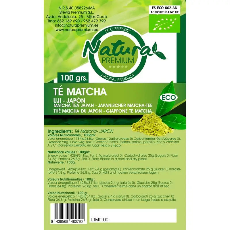 Natura Premium Matcha Tea Uji Bio , 30 g