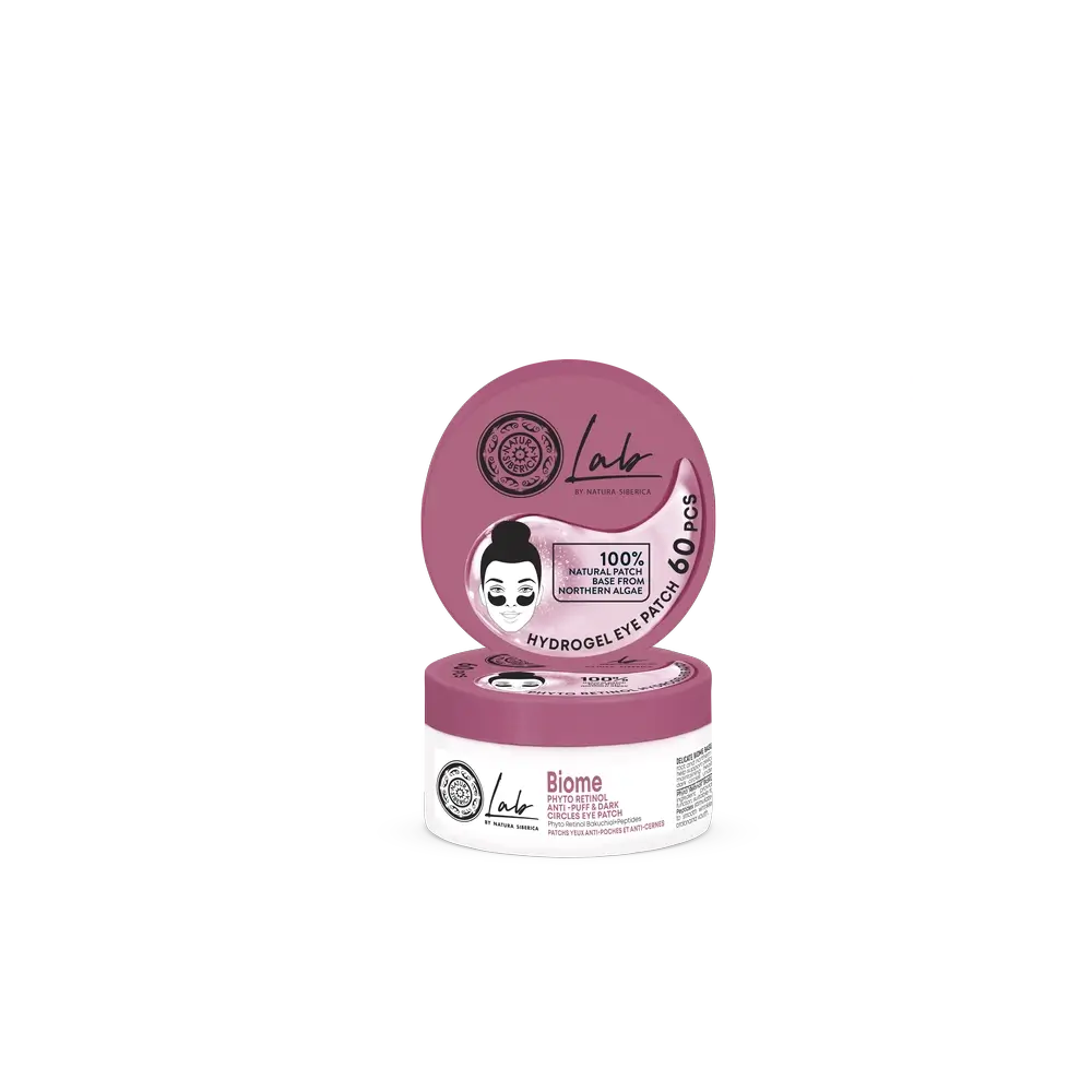 Natura Siberica Phytoretinol Patches To Combat Dark Circles And Puffiness Around The Eyes, 60 Units.