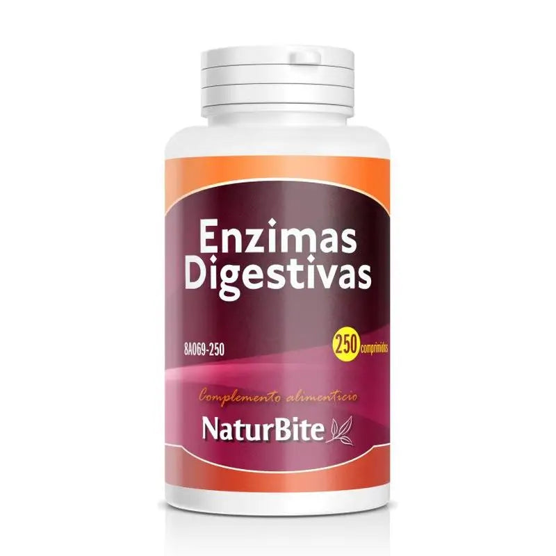 Naturbite Enzimas Digestivas , 250 comprimidos