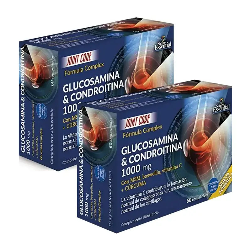 Nature Essential Blister Glucosamine + Chondroitin + Msm , 2X60 Capsules