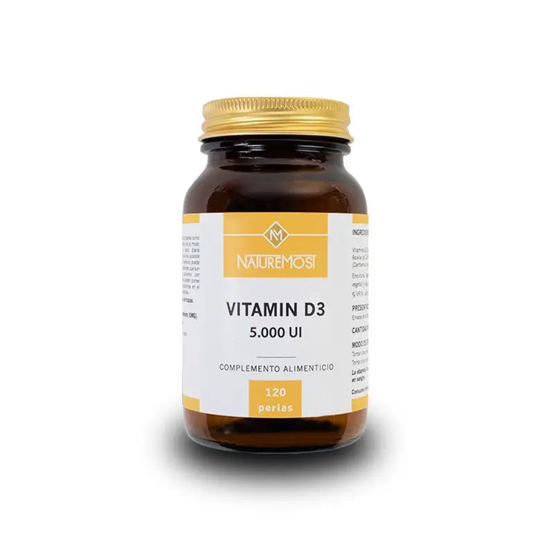 Naturemost Vitamina D3 5.000 U.I. 120 Mg , 120 perlas