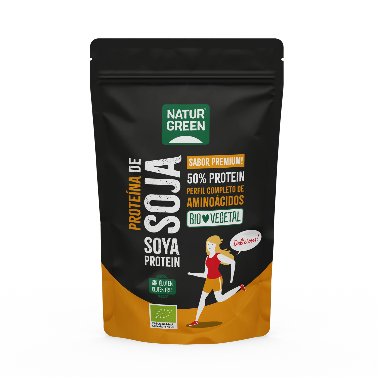 Naturgreen Soy Protein 50% Bio, 375 G
