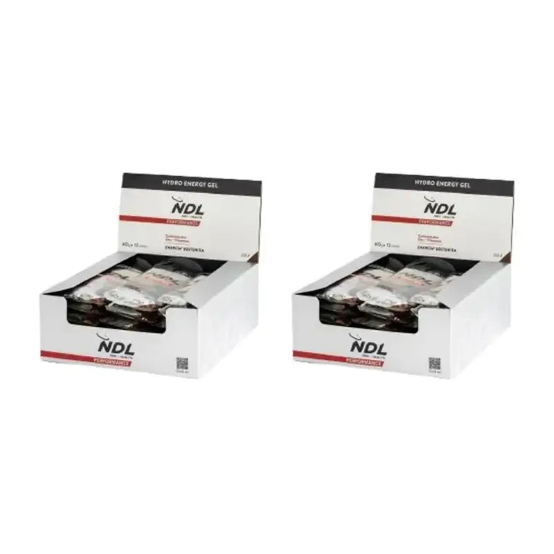 Ndl Pro-Health Caffeine Free Energy Gel Cola Flavour, Pack Of 12X60 Gr, 2 Units