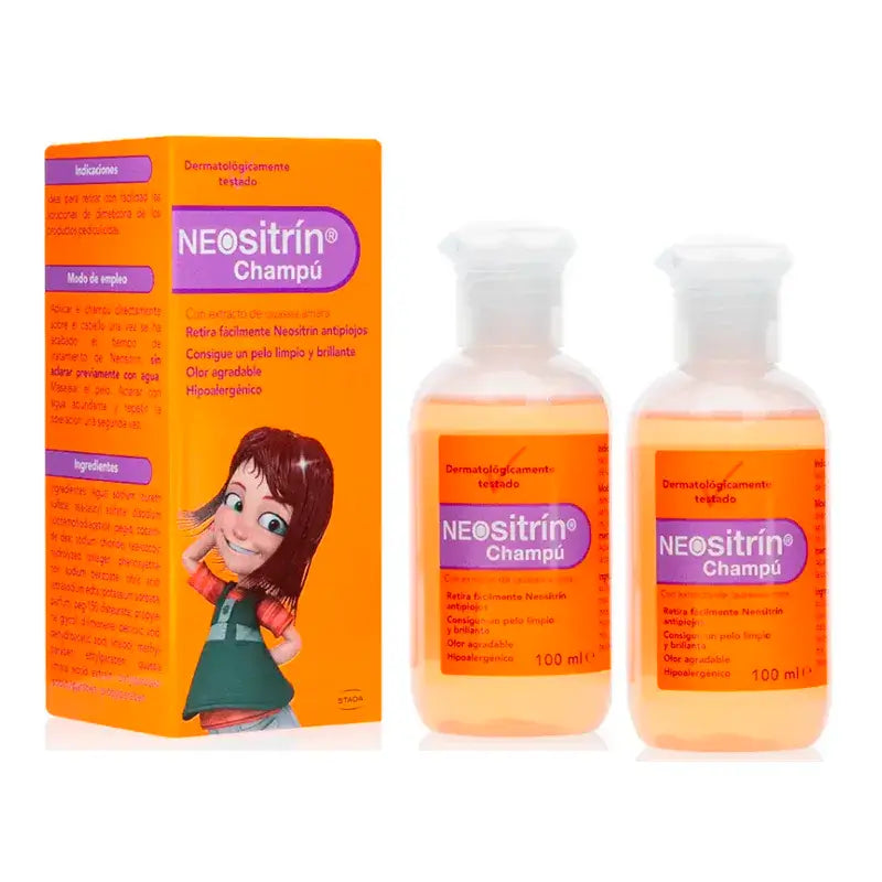 NEOsitrin® Anti-Lice Shampoo, Pack 2 x 100 ml