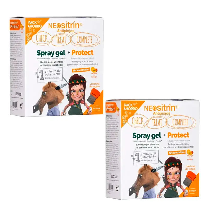 Neositrin Protection Pack + Spray Gel + Lendrera, Pack 2 Units