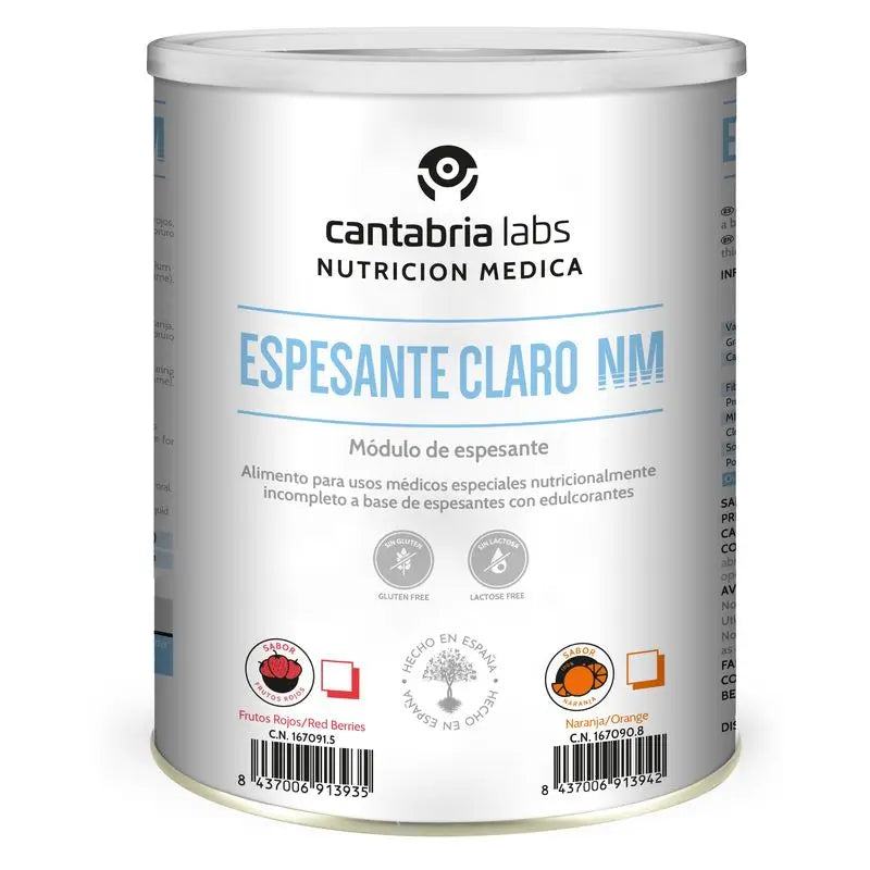 Clear Thickener NM Orange 400 grams, Cantabria Labs Nutrición Médica