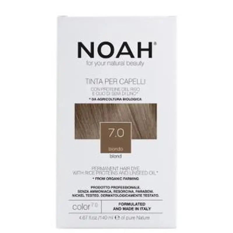 Noah Tinte Capilar Rubio 7.0 140Ml.