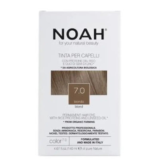 Noah Tinte Capilar Rubio 7.0 140Ml.