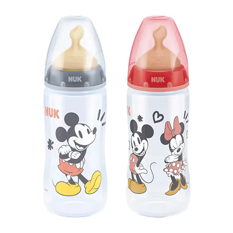 Buy NUK Mickey First Choice Pp 6-18 L Latex Bottle 300 ml, unit