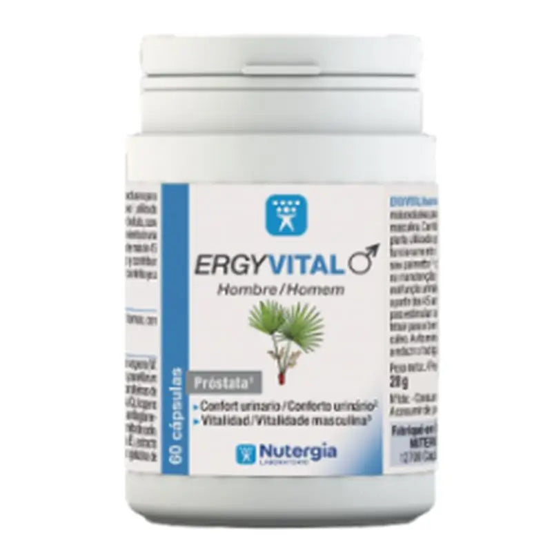 Nutergia Ergyvital Hombre , 60 cápsulas