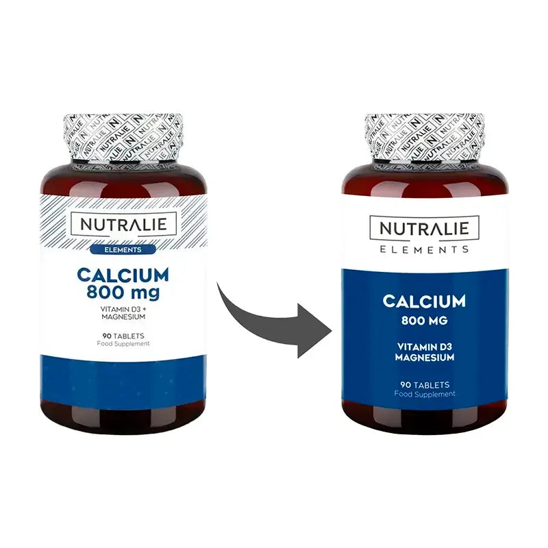 Nutralie Calcium 800Mg + D3 + Magnesium Bones & Muscles , 90 units
