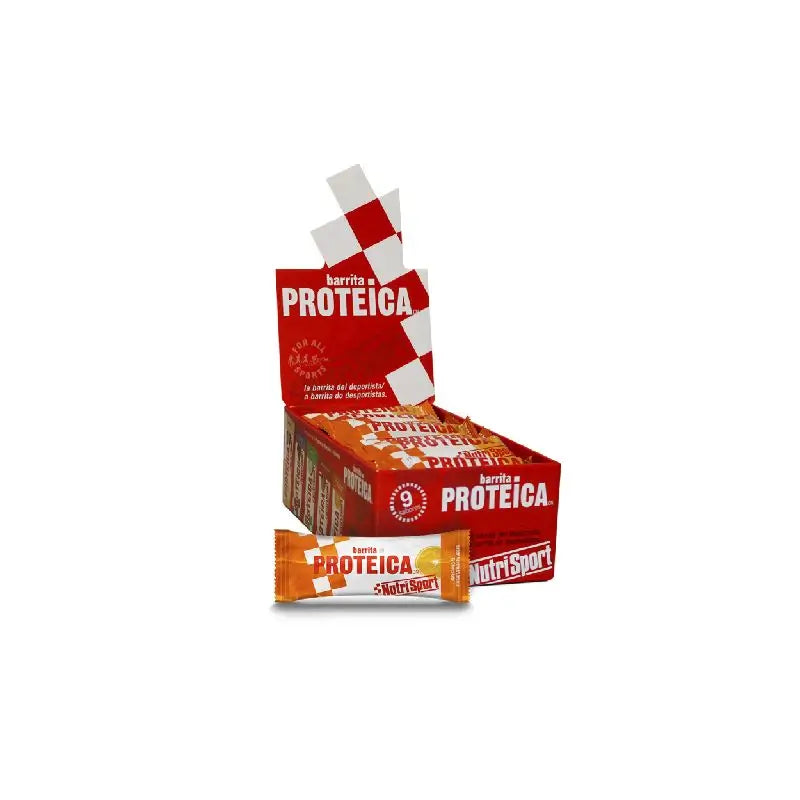 Nutrisport Caja Proteica Naranja , 24 barritas