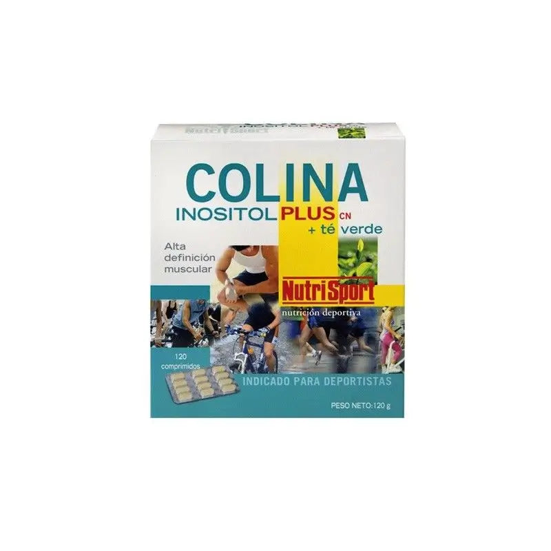 Nutrisport Colina Inositol Plus+Te Verde, 120 Comprimidos