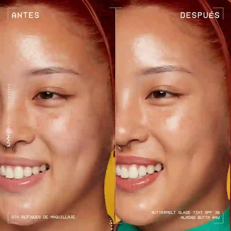 Nyx Skin Tint Buttermelt Glaze Soft Glow + Protection Spf/Fps 30 , 30 ml