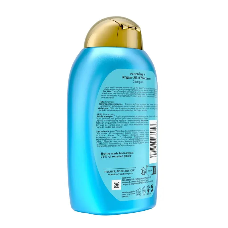 OGX Moroccan Argan Oil Shampoo, Dry & Damaged Hair, 385ml