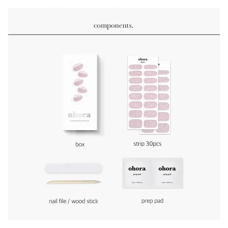 Ohora Gel Nails - Hype Pink, 30 units