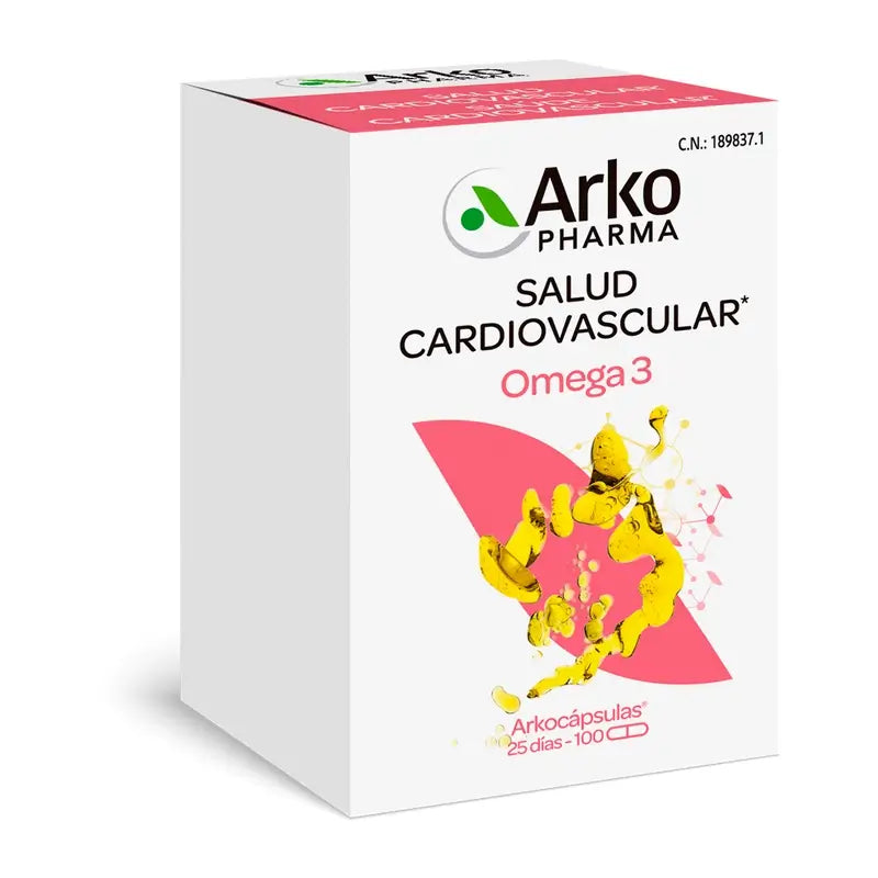 Arkocápsulas Omega 3 100 Capsules Arkopharma