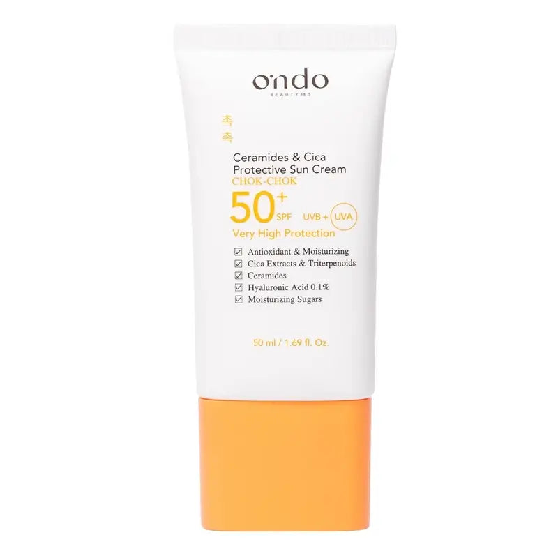 Ondo Beauty 36.5 Ceramides & Cica Protective Sun Cream, 50 ml