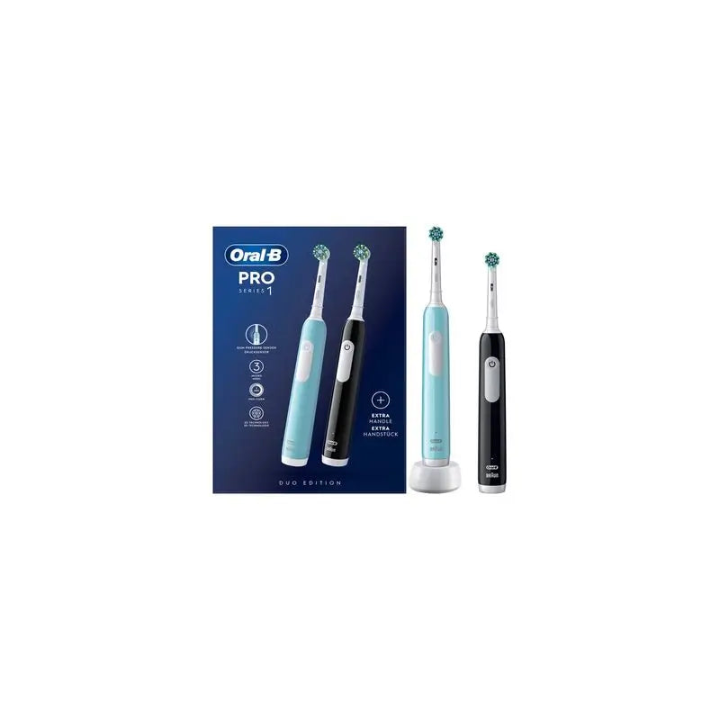 Oral-B Braun Cep. Electric Duplo Pro 1 Pack Black + Blue