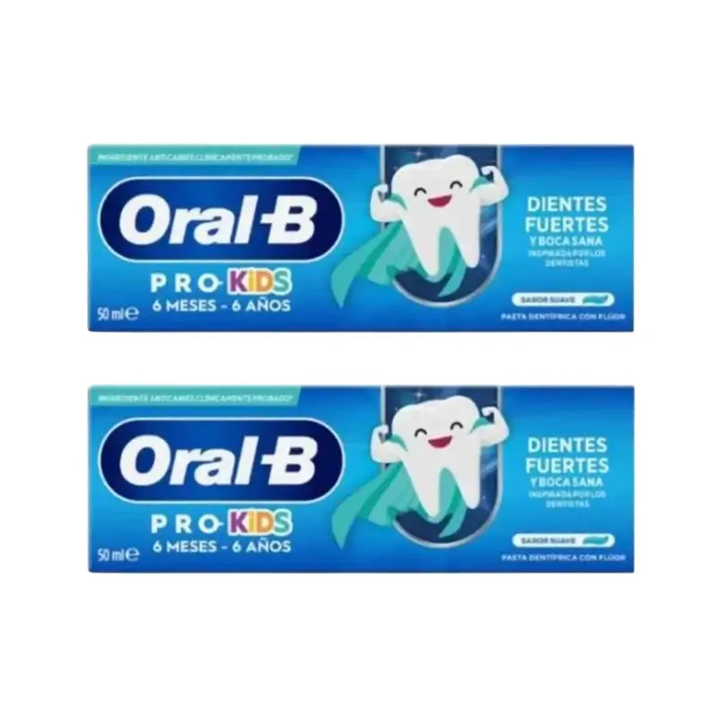 Oral-B Kids Toothpaste 2X50Ml, +6 Months