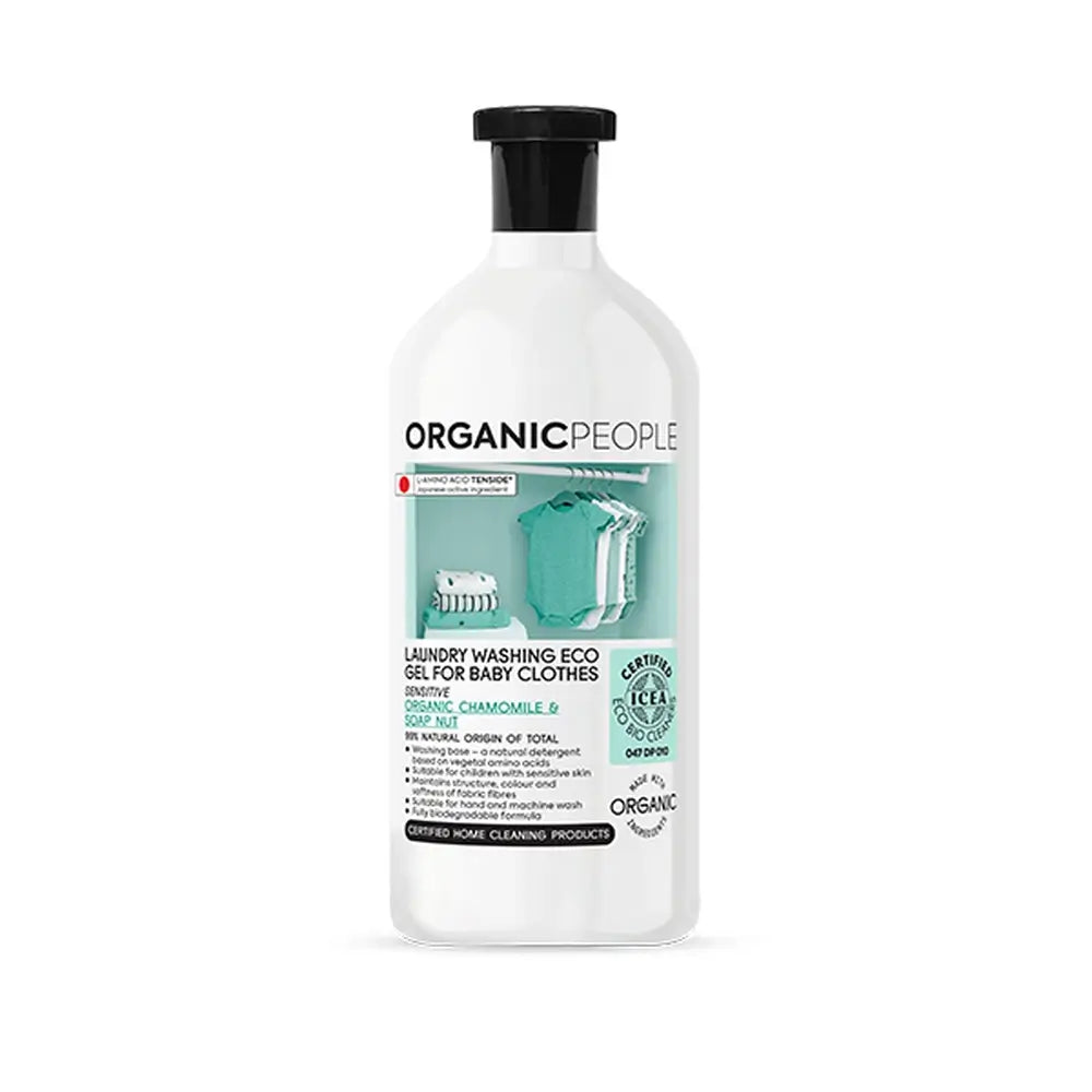 Organic People Organic Baby Clothes Care Liquid Detergent. Organic Chamomile & Soap Nut, 1000 Ml