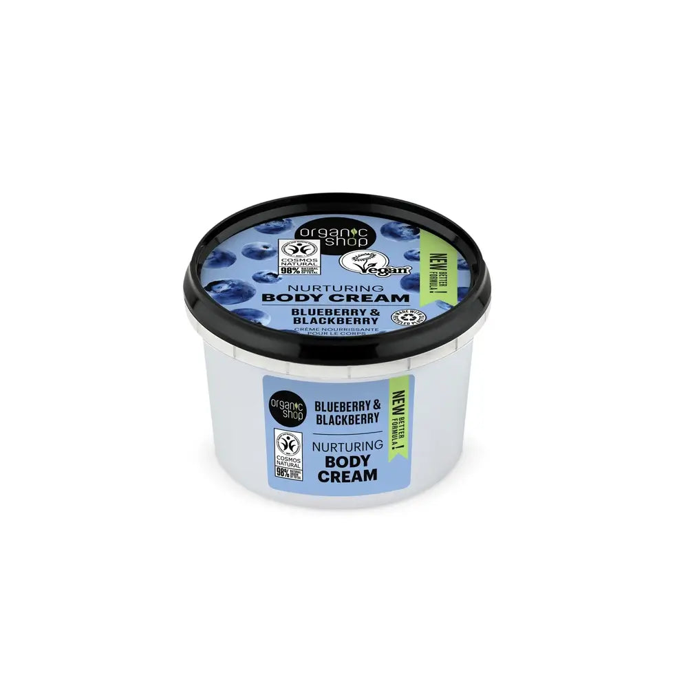 Organic Shop Organic Shop Blackberry & Blueberry Enriched Body Cream, 250 Ml