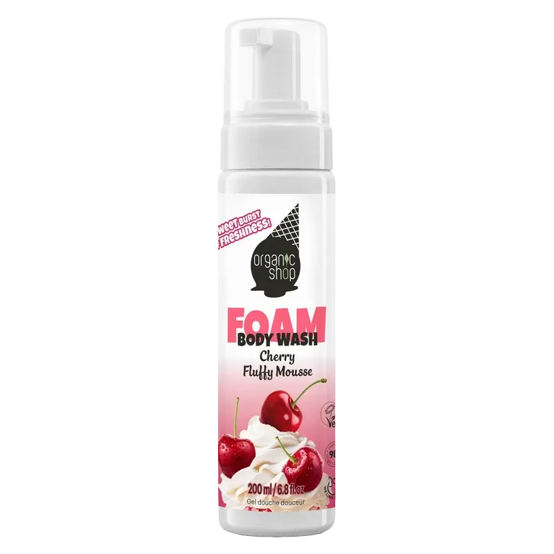 Organic Shop Ogs Ice Cherry Mousse Shower Gel , 200 ml