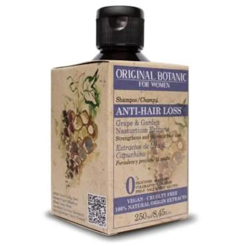 Original Botanic Champu Anti Hair Loss Women Anticaida 250Ml.