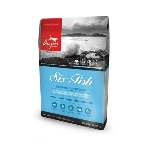 Orijen Canine Adult 6 Pescados 6Kg pienso para perros
