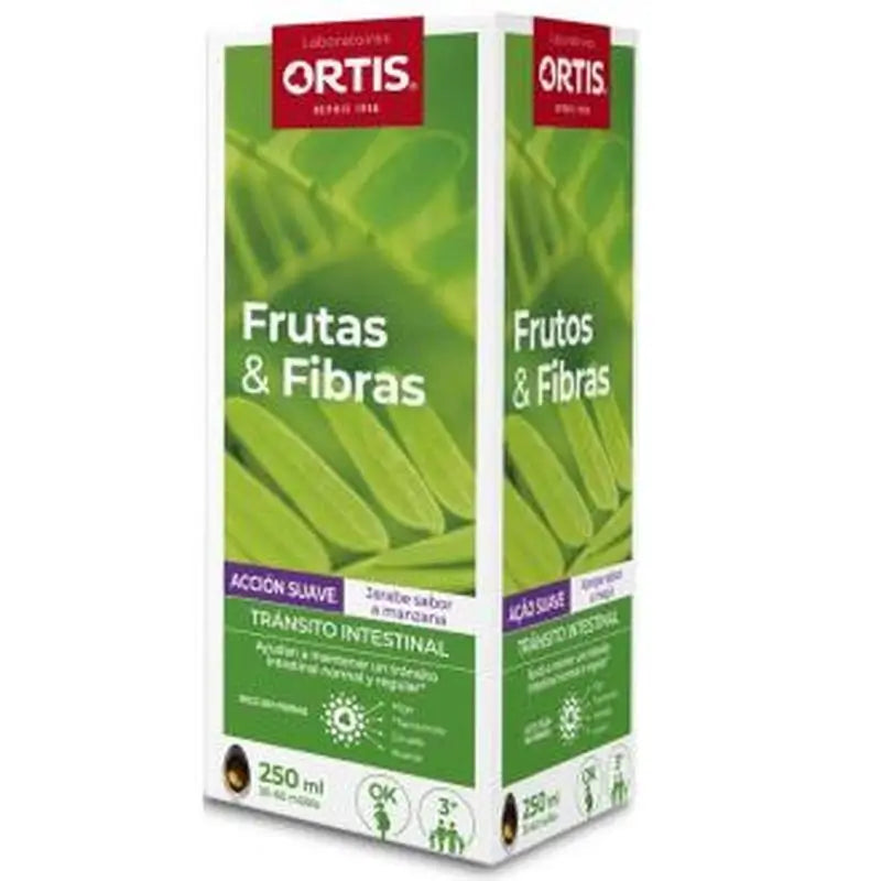 Ortis Frutasy Fibras Accion Suave Jarabe 250Ml.