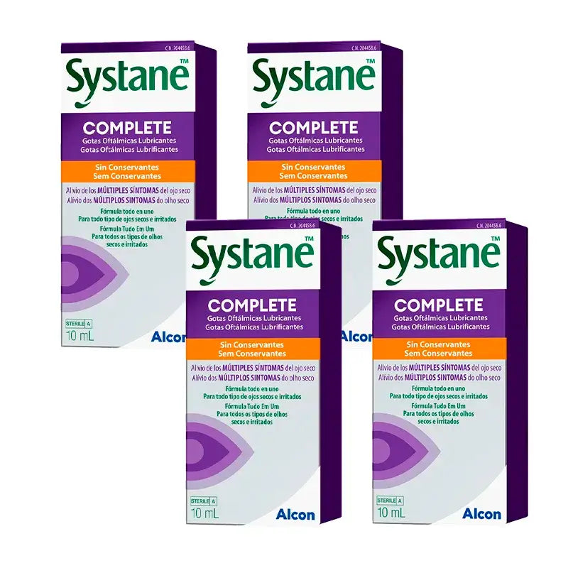 Systane Complete, Pack 4 X 10 ml