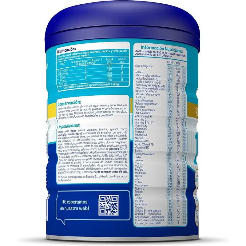 Nutribén Innova 1 Top Protein Starter Milk, 6 X 800 g