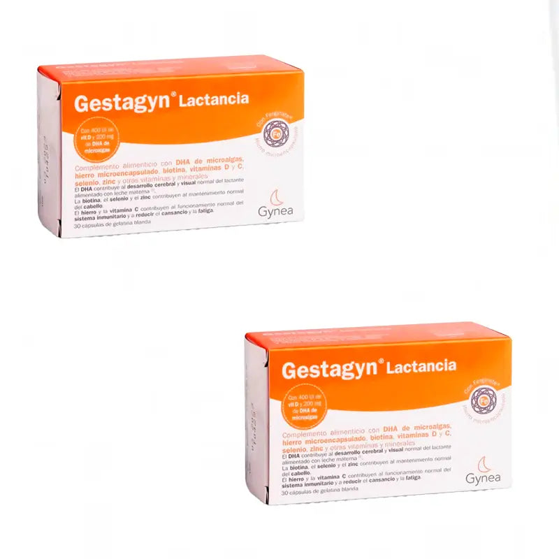 Gestagyn Breastfeeding, Pack 2 X 30 Capsules