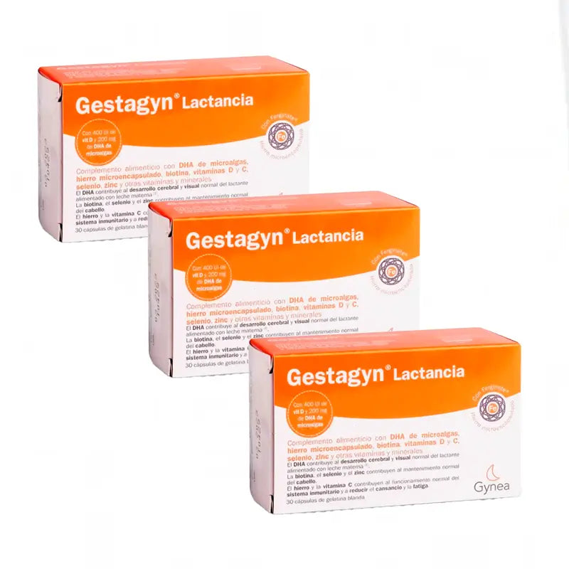Gestagyn Lactation, Pack 3 X 30 Capsules