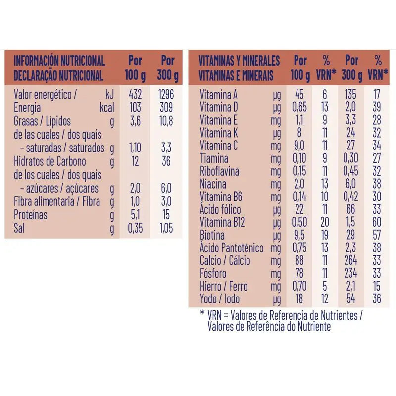 Meritene Puree Tuna with Vegetables, 6x300g