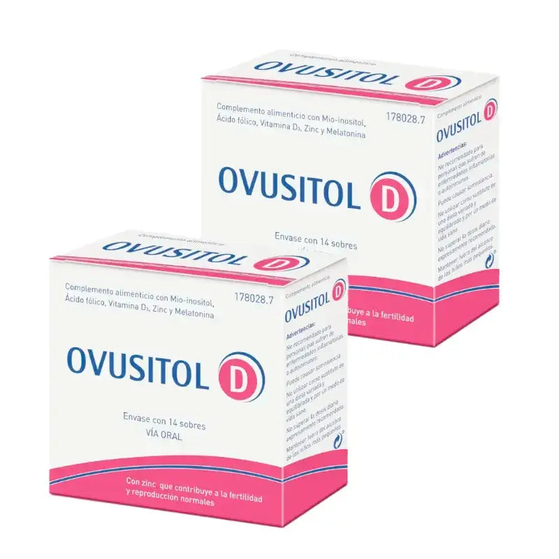 Ovusitol D, Pack 2x14 Envelopes