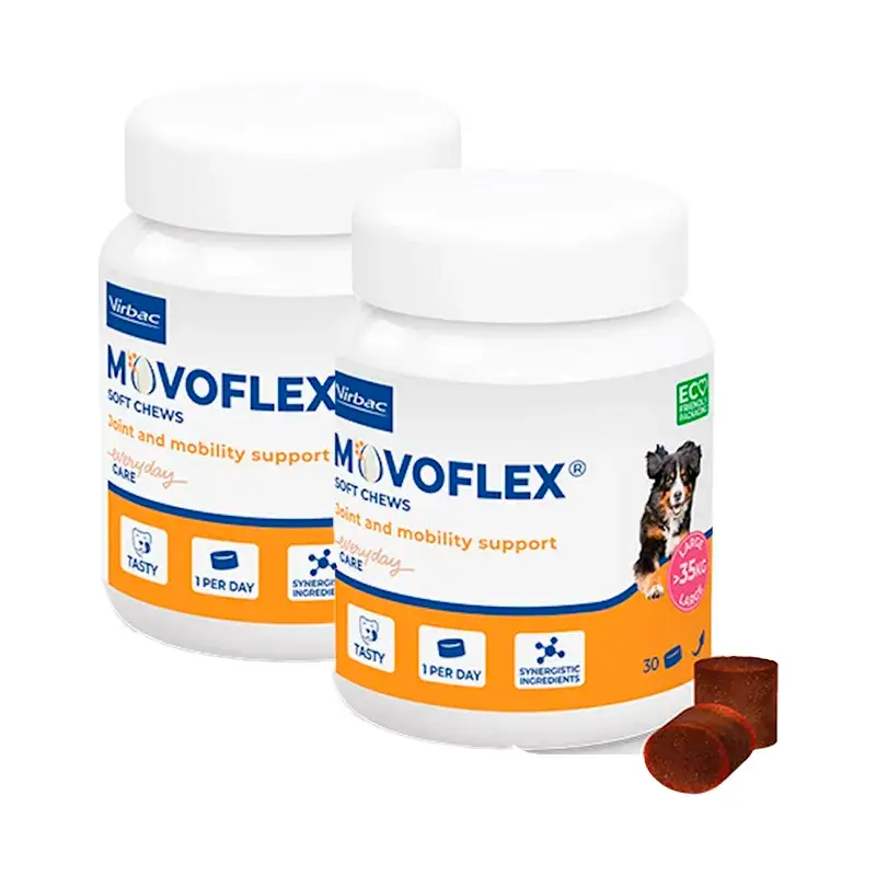 Movoflex Chondroprotector Large Dogs 35 Kg, Pack 2 x 30 Tablets