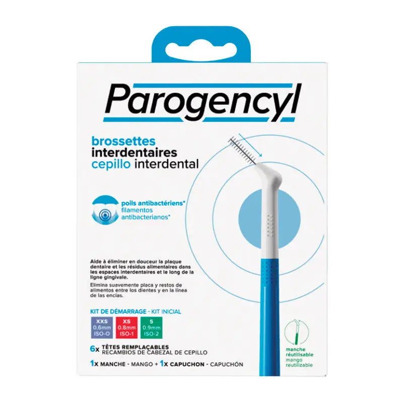 Parogencyl Samurai Kit Interdental Brushes Handle + 2 Refills