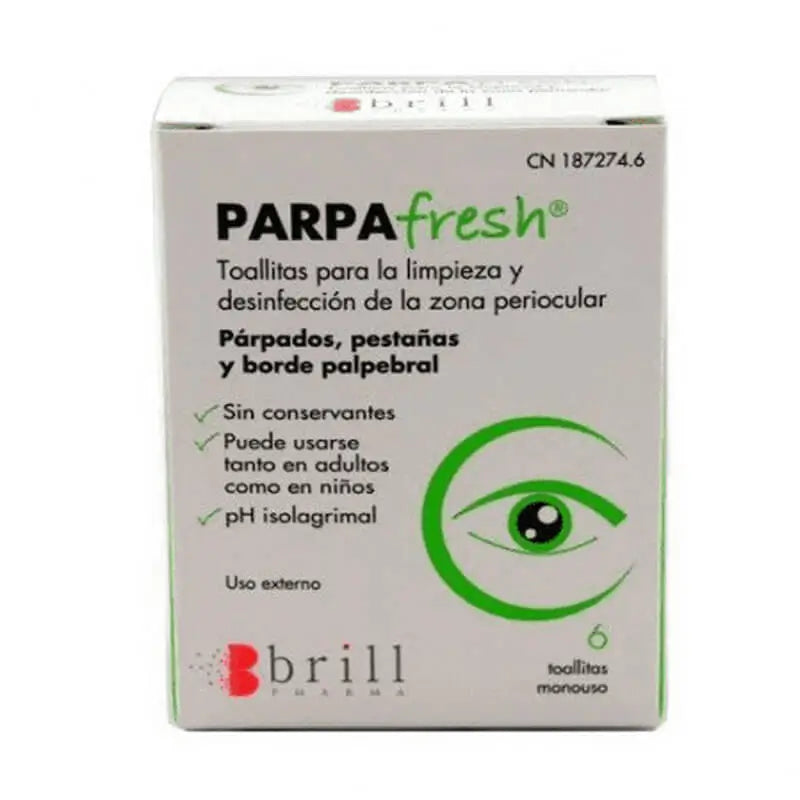 Parpafresh 6 Eye Wipes
