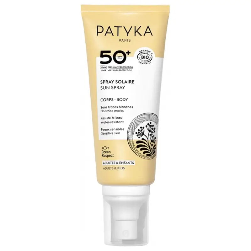 Patyka Organic Sun Spray SPF50+, 100 ml
