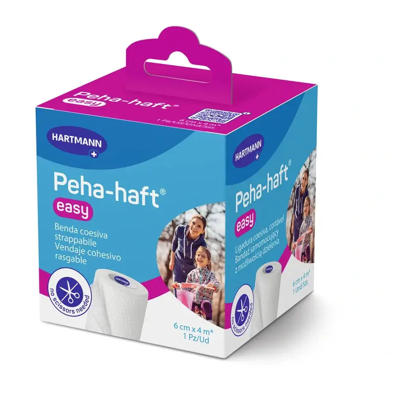 Peha-Haft Cohesive Bandage Easy White 6X4 , 1 unit