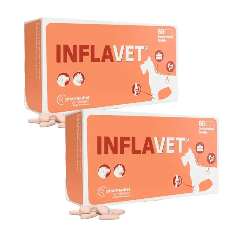 Pharmadiet Inflavet, Pack 2 x 60 Tablets