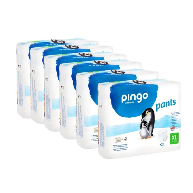 Pingo Nappy Nappy Wipes Size 6 (16 Kg+), 6X26 Units