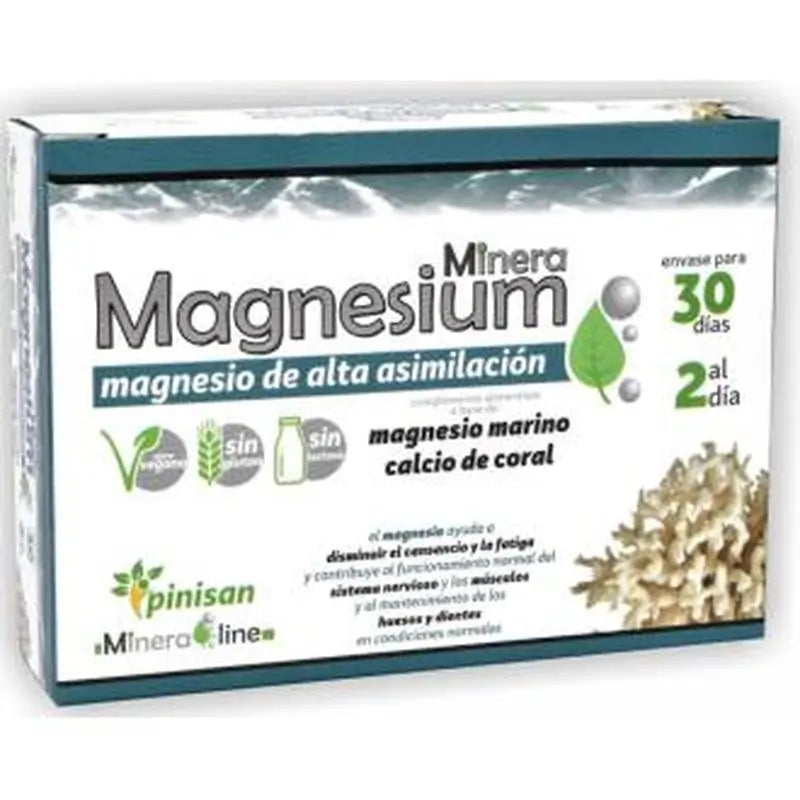 Pinisan Mineraline Magnesium 60 Cápsulas