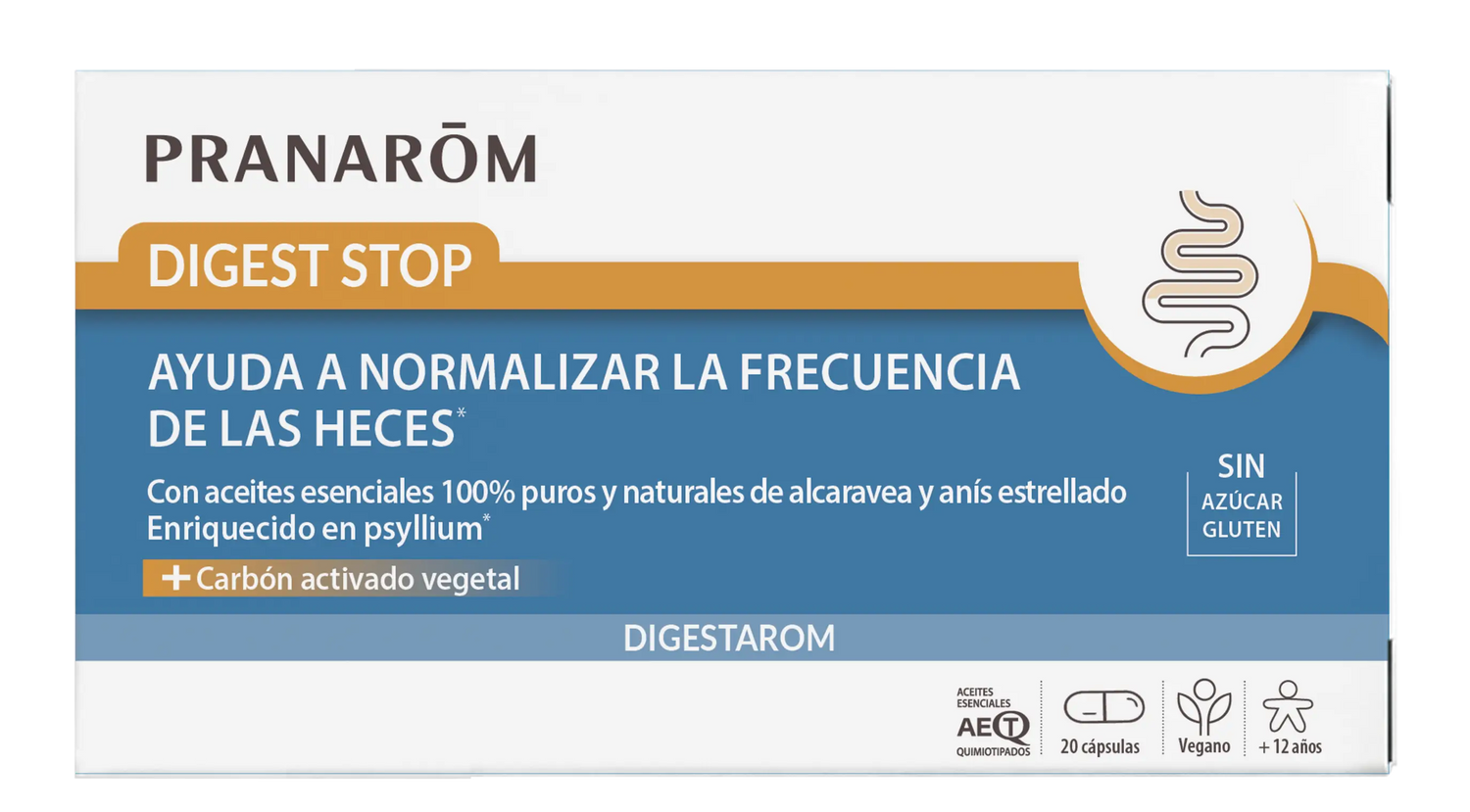 Pranarom Digestarom Digest Stop, 20 capsules